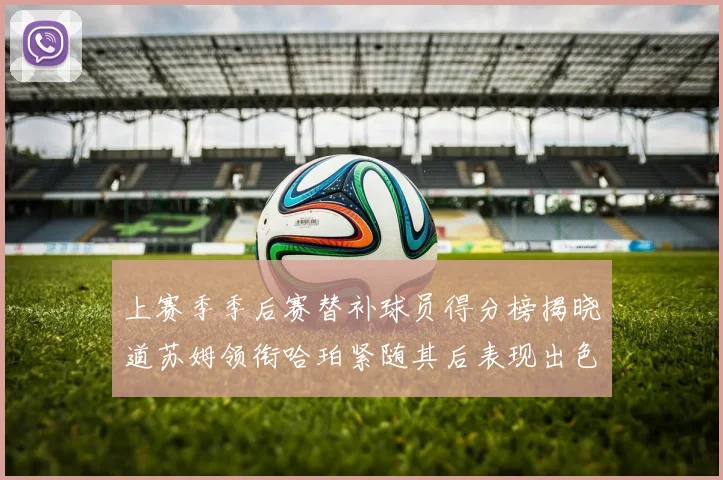 上赛季季后赛替补球员得分榜揭晓道苏姆领衔哈珀紧随其后表现出色